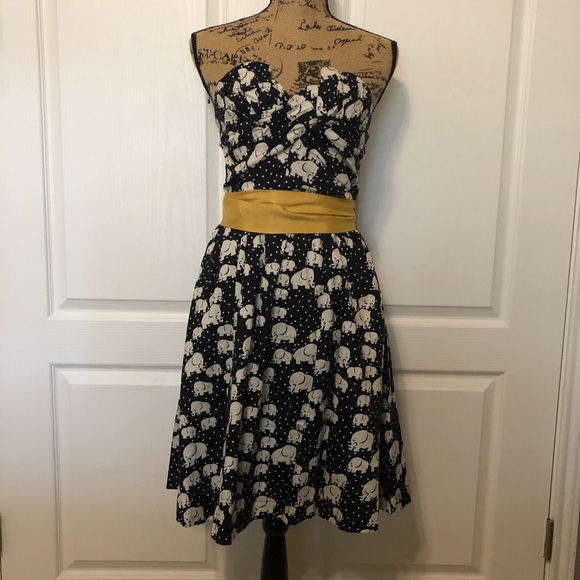 EUC Anthropologie strapless dress - Picture 2 of 8